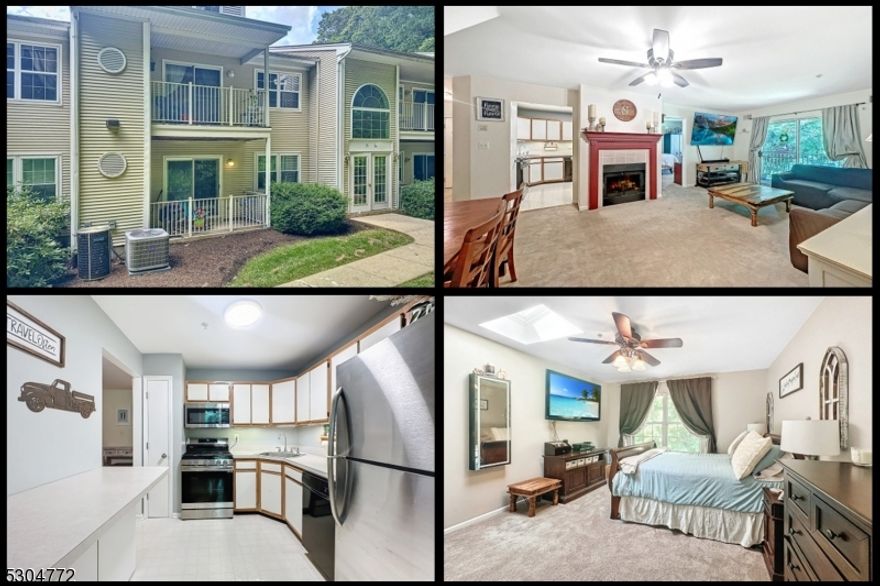 Discover serenity and convenience with this Timberline model two-story condo in Season's Glen ideally located near shopping centers, malls, grocery stores, delicious restaurants, and major highways. Step inside this charming home to find a spacious, light-filled living area complete with a cozy gas-burning fireplace, perfect for cozy evenings. This home features two generously sized bedrooms and two full baths. The large master bedroom is a true retreat, boasting an adjacent bath for added privacy and comfort. An additional room on the first floor provides flexible space, perfect for a home office, den, or guest room, catering to your diverse needs. You'll love the private deck that offers peaceful, wooded views providing the perfect place for sipping your morning coffee. There is even a large storage unit at the ground level of the building. Season's Glen offers an array of top-notch amenities designed to enhance your lifestyle. Take a dip in the sparkling pool, stay active at the gym, or join in the vibrant activities at the clubhouse. For sports enthusiasts, there are also tennis and basketball. Parks and playground area provide an additional safe and fun environment.  With plenty of parking and comprehensive exterior maintenance, landscaping, and snow removal covered by the monthly HOA fee, you'll have more time to enjoy the things that matter most.  Embrace a life of comfort, convenience, and community in this stunning condo at Season's Glen. Your perfect home awaits!