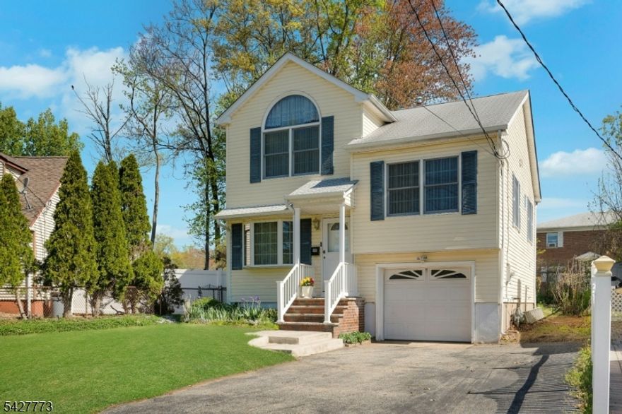 Welcome to this beautiful 2003 built split-level home located in the peaceful Lake Hiawatha section of Parsippany. This well-maintained home features three bedrooms, two full bathrooms, hardwood floors throughout, and multi-zone central AC and heating. The first floor offers an open floor plan that includes a living room with dining room area open to the kitchen with breakfast bar. The kitchen provides a view and easy access to the large, fully fenced, level backyard with a walk-out for easy entertaining. On the second floor, you will find two spacious bedrooms and a full hallway bathroom with tub. The third floor is dedicated to the primary bedroom, which features soaring ceilings, a walk-in closet, and a private full bathroom with stall shower. The lower level features a basement room for laundry, utitlities and storage with a walk-out to backyard. Conveniently located, this home is just minutes away from top-rated schools, shopping, dining, major highways, and NYC transit. Do not miss this opportunity to make this beautiful home your own.