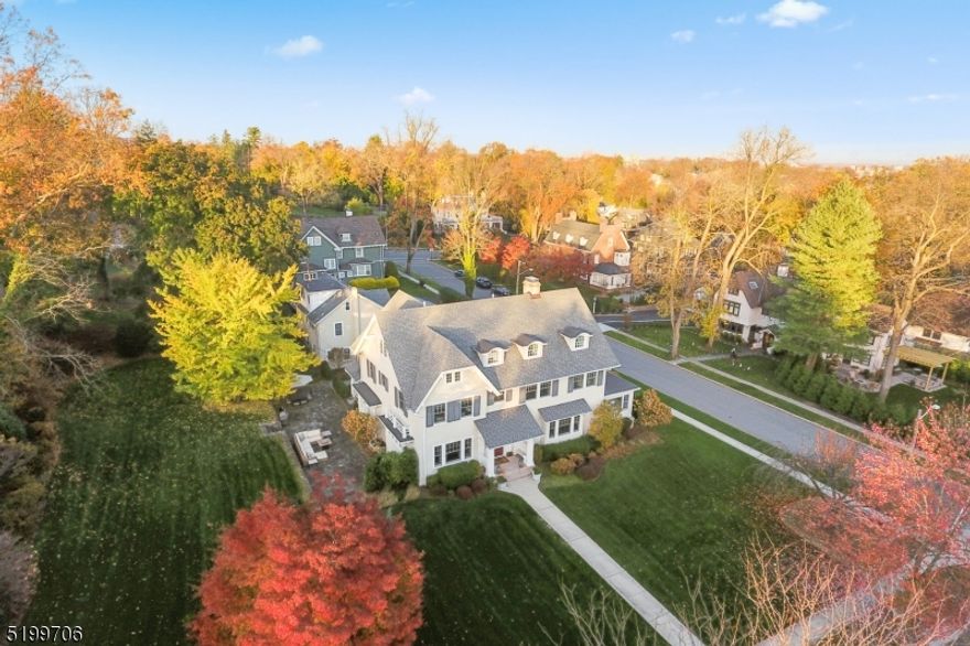 Welcome Home to 63 Melrose Place! This gracious center hall colonial was lovingly renovated from top to bottom in 2010. The first floor is filled with light. The foyer opens to a dining room with stunning molding on the left and a large living room with a wood burning fireplace on the right. The chef's kitchen boasts a double oven, island with marble countertop, Wolf range top and stainless steel appliances. There is a cozy sitting room with gas fireplace off the kitchen and an equally cozy den for tv watching as well. Rounding out the first floor is a large mudroom and sunny office space. There are four bedrooms on the second level. Unwind at the end of a long day in the huge primary bathroom which features a soaking tub and loads of space in addition to a separate shower. One of the second floor bedrooms is perfect for guests with it's own sitting room and ensuite bath. Best of all, the laundry is on the second floor. Four additional bedrooms and a beautiful bath with double vanity and full shower are on the third floor. Finished basement includes a wine room, exercise area, kitchenette and media viewing area. Outside there is a large patio and yard. Amazingly, this home also has a 2 bedroom carriage house above the 2 car garage. The carriage house was fully renovated in 2021 and is fabulous extra space: with a brand new kitchen, living room, loft area and 2 great bedrooms. 63 Melrose is not to be missed!