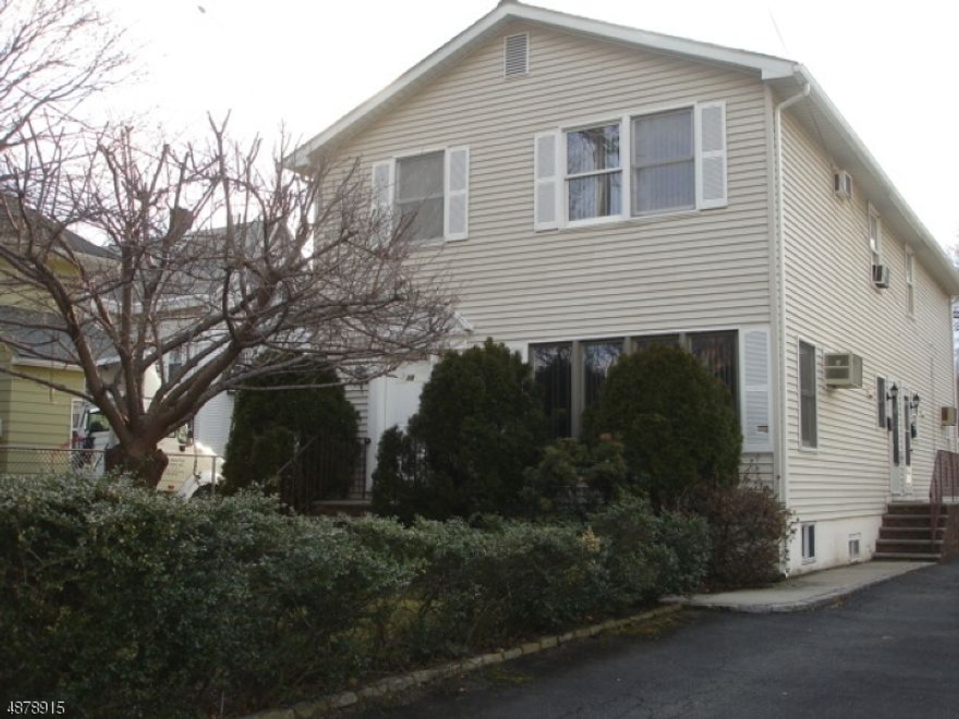 Located in a quiet residential neighborhood this lovely duplex has everything you've been looking for.  The spacious living room is perfect to enjoy while entertaining or just relaxing, the modern-eat in- kitchen  has lots of cabinets and all appliances gas range, dishwasher, refrigerator and microwave.  There is a stackable washer/dryer and  powder room which completes the first floor.  The second floor has a king size primary bedroom with large closet, 2 additional bedrooms with double closets and fully tiled bath with tub and shower. Conveniently located close to NYC transportation, Water/sewer bill is split between tenant landlord.  Tenant has parking for 2 cars in the driveway. Garden State Parkway, shopping and schools are nearby.  The owner requests no pets.