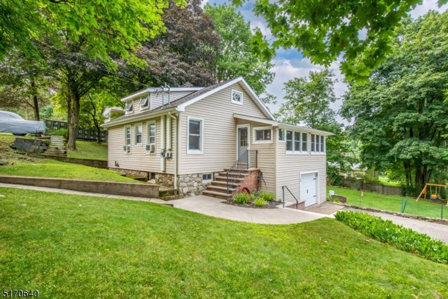 Move-in condition easy living Cape Cod Style home is just waiting for you! Loads of natural light throughout! Beautiful field stone wood burning fireplace in LR. Looking for extra space you will be sure to appreciate the full basement with garage, loads of storage plus work shop! Walk up attic, partially finished for additional living Space. Corner Lot with Large size backyard! New Storage Shed.  Ideal location, - Close to Rt. 206, 15, & 80. Don't wait. A must to see! Highest and Best due by Wed 8/10/2022 at 5pm.