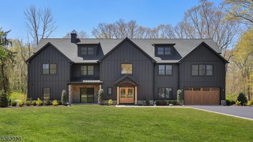 Welcome to this luxurious estate offering a private retreat boasting over 2 1/2 acres of meticulously landscaped land in the heart of Basking Ridge. Drive up the grand driveway to the impressive three-car garage, providing ample space for your vehicles & storage needs. Step inside to discover white oak floors & elegant moldings adorning every corner, adding a touch of sophistication to the living spaces. Step inside to find six spacious bedrooms and eight stunning bathrooms. The heart of the home is the wood kitchen adorned with sleek black granite countertops, state-of-the-art appliances, and a walk in pantry. Retreat to the primary bedroom sanctuary, boasting three custom outfitted closets for unparalleled storage & organization. The primary bath features a double vanity, a soaking tub, & an oversized shower for ultimate luxury. Cozy up by one of three fireplaces, including a woodburning centerpiece & two gas options, creating an ambiance of warmth throughout the home. The finished attic and basement provide additional spaces for a home office or recreation area. Entertain with ease using the built-in speakers that seamlessly integrate throughout the home, setting the perfect ambiance for every occasion. Escape to the covered patio featuring exquisite wood inlay & an expansive 1000 sq paver patio offering the perfect setting for dining al fresco & gathering. Every detail has been meticulously crafted in this beautiful home. A must see!
