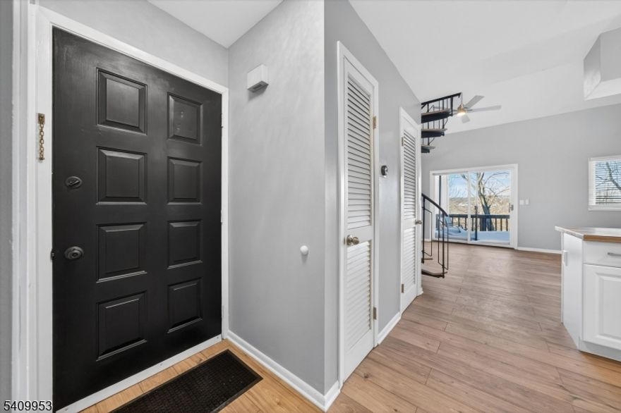 THIS IS IT!  FULLY RENOVATED MOVE-IN READY 2Bedrms/2FULLBaths. This condo is in PRISTINE condition and showcases a fresh, open layout with nature's mountain and sunset views. Beautifully MODERNIZED KITCHEN, designed with function in mind, is ideal for those who enjoy cooking; it features ALL NEW cabinetry, SS appliances with full-size stove and refrigerator, a workstation sink with cutting board and drain board, and custom butcher block countertops with breakfast bar all open to the main living space for easy entertaining. The living room/dining area features high ceiling and all-new LVT flooring throughout, complimented by custom white oak staircase treads. FRESHLY PAINTED throughout with all new light fixtures. Sliding glass door leads to a private deck (to be painted as weather permits) to enjoy relaxing. The main-level bedroom is spacious and offers a large double closet, while the sizeable loft-style 2nd bedroom feels like a private retreat with a skylight, large WALK-IN CLOSET, and a stylishly updated FULL BATH with stall shower.  New stacked washer/dryer in unit! Additional highlights include gated community, easy access from the parking lot and a prime location close to Minerals Resort, Mountain Creek skiing and waterpark, multiple nearby golf courses, local wineries, restaurants, hiking trails, horseback riding, & more. Photos w/furniture are virtually staged. Living space is approx 900sf.