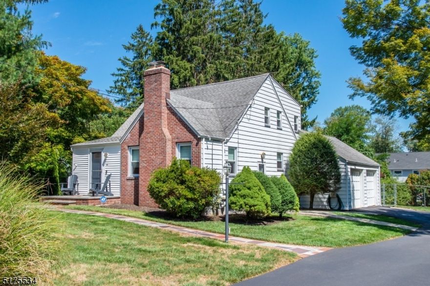 It's all been done, just unpack and move in!  Fantastic location - 5 minutes to Rt. 78, 15 minutes to Newark Airport.  Quiet street, fully fenced, level open and usable lot, beautiful paver patio with awning and outdoor lighting, large shed with electric and 2 car attached garage with pull down stairs to loft storage. Step inside to freshly painted walls and refinished hardwood flooring with semi-open floor plan, recessed lighting, updated kitchen with quartz countertops and stainless appliances.  Updated bath, first floor primary bedroom, 2nd floor with 2 bedrooms and half bath, tons of knee wall storage and more!  Newer water heater, ADT security system, newer washer and dryer and so much more.  A wonderful home!