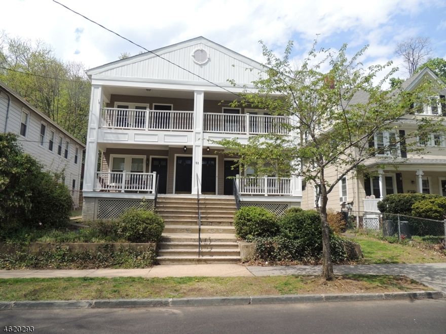 Great location in Morristown's historic district! Great neighborhood on a quiet cul de sac street. Just a few blocks to restaurants, shopping and train station.  There is a shared basement has additional storage. Unit 2 first floor on right.