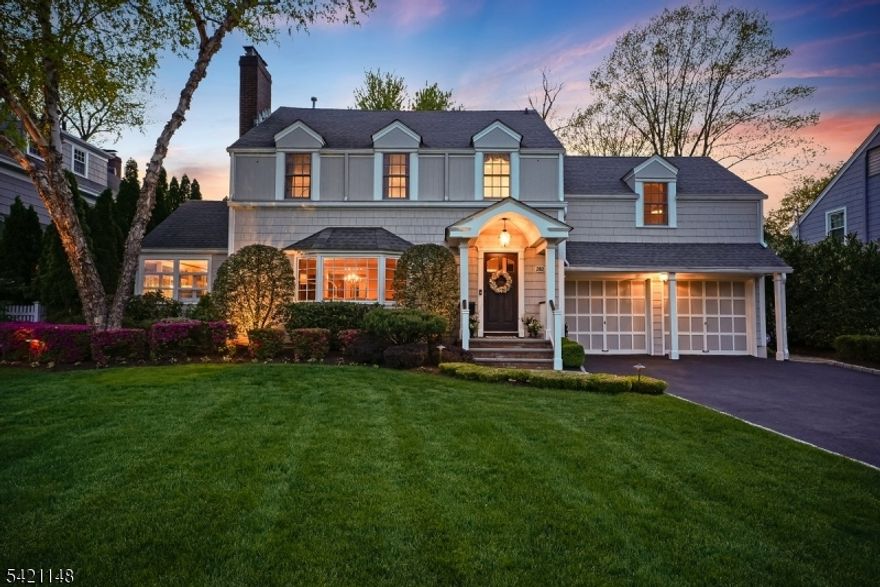 Beautifully renovated sought-after Forest Avenue Colonial blends timeless charm with modern comfort, offering spacious rooms and an effortless, livable flow throughout. From the moment you arrive, the home's stunning curb appeal sets the tone, while inside, thoughtfully designed living spaces create an inviting atmosphere for everyday living, with seamless access to the backyd and private screened-in porch just off the kitchen, perfect for quiet mornings or relaxed evenings, with easy indoor-outdoor entertaining. The purposefully designed chef's kitchen is the heart of the home, featuring a large center island, ample work&custom storage space,6 burner range, wine refrigerator, wet bar area, desk and two large pantries. An attached garage w/convenient mudrm entry adds ease to daily routines. Upstairs, the beautifully appointed primary suite provides a serene retreat with a well-designed bath plus an oversized walk-in closet, complemented by two addl generously sized bedrms. Abundant built-in storage throughout enhances both function and style. The warm and inviting lower level offers a cozy familyrm w/ a gas fpl and custom built-ins,a full bath and a private guest area ("4th bedrm") complete with its own beverage bar, perfect for overnight stays. A whole house generator adds peace of mind. Located in sought-after Glen Ridge, known for its top-rated NJ schools and convenient access for NYC commuters. This home offers the perfect balance of classic elegance and modern living.