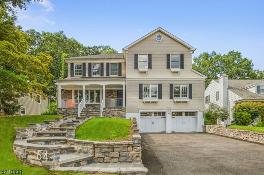 Looking for your dream home? Look no further.  This stunning home boasts an impressive list of features.  Beautifully updated and expanded colonial home 6 BR,  3.5 bath located on large level lot in highly desirable Deerfield section of Short Hills. Home features a spacious contemporary-styled kitchen w quartz countertops, center island, pantry, plenty of storage & SS appliances that transitions seamlessly into the DR, Sunroom & Fam R.  A bright & airy 1st Fl offers 2 additional  BR/office & full bath. The 2nd floor features an inviting primary BR suite, with high ceilings, study nook,  2 WIC & a spa-like bath W/soaking tub & 3 roomy BRS plus a stylish full bath.  Finished basement features a rec room, powder BR, laundry room and 2 attached garages.  Freshly painted.  Smart home -App controlled lighting & locks.  Large level lot perfect for entertaining.  LOW PROPERTY TAXES which is a huge bonus.  This a true gem located close to schools, shopping  and public transportation. Don't miss out on this beautiful home.