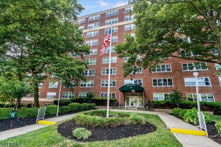 Soak in the beautiful views from this sun-drenched 5th-floor co-op. A welcoming foyer opens to a spacious living and dining area, where new windows fill the space with an abundance of natural light. A generously sized bedroom features an oversized closet, while multiple additional closets provide exceptional storage. Classic parquet flooring runs throughout. Ideally located in the heart of Glen Ridge, the Parkway House offers full-service living with a doorman, live-in super, elevators, landscaped garden with grilling stations, and large resident lounge to enjoy. Laundry & trash facilities are conveniently located on every floor. A true commuter's dream with Midtown Direct train a block away and NYC Bus at your doorstep. Enjoy the walkable lifestyle with Montclair's top-rated restaurants, shops, and award-winning GR schools. All-inclusive monthly maintenance of $1,067.54 covers real estate taxes, heat, central air, gas, electric, water, trash removal, snow removal, landscaping, doorman service, and common area maintenance offering exceptional value and convenience. Deck parking $30/month, Garage parking $50/month (waitlist), and assigned bike and storage space in the basement. Co-op requires 25% down and board approval, owner occupied only, no pets. One-time transfer fee of $20 per share (87 shares) is payable by buyer at closing. Current window assessment: $59.14/month. The perfect starting point for your next chapter and ready to be transformed into your dream space.