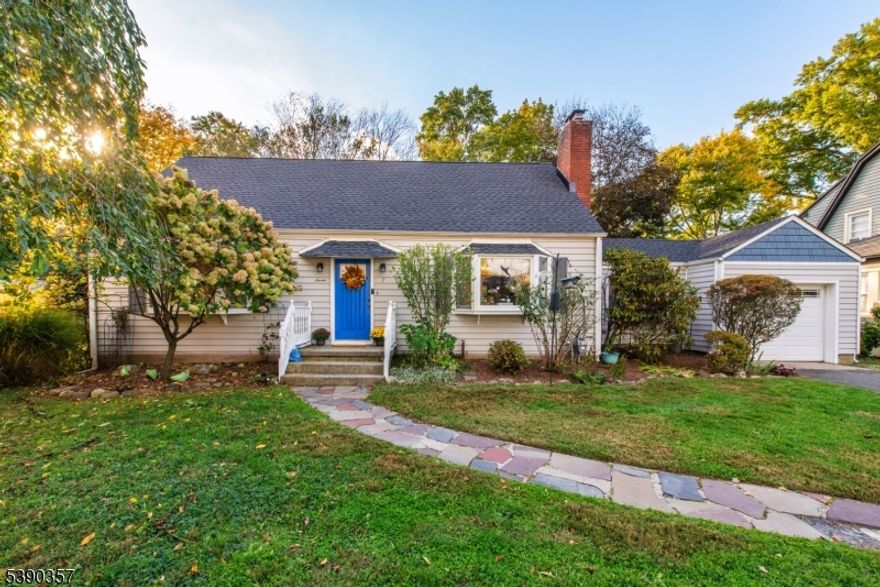 True Pride of ownership in this custom home! Spectacular expanded Cape nestled on a level lot on a quiet street w/sweet curb appeal. Character and warmth of the 1948 Cape Cod design.  This home perfectly blends charm, comfort, and convenience. Step inside to find an inviting living room with a WB fireplace and hardwood floors that flow throughout the main level. The updated kitchen features gas cooking, granite countertops, modern cabinetry, and a seamless connection to the dining area and sliders to back patio  ideal for everyday living or entertaining. Two first floor bedrooms and a full bath. Upstairs, another bedroom, full bath and office. The finished basement offers additional living space with stylish tiled flooring, perfect for a home office, gym, or rec room. Additional unfinished space for storage and laundry. Outside, the fenced-in backyard is a private retreat with the patio, a swing set, & a relaxing and top of the line hot tub surrounded by gorgeous perennial gardens. 1 car garage & 2 sheds. A BRAND NEW roof installed in Sep 2025 add to the home's value & peace of mind. Natural gas is available. Currently heated with oil & oven/range is propane. Conveniently located off Morris Ave which connects both sides of Denville, this home is within walking distance to Gardner Field, close proximity to Downtown & offers the opportunity to join Rock Ridge Lake. With its blend of updates, outdoor living, and an unbeatable location, 7 Dayton Road is ready to welcome you home.