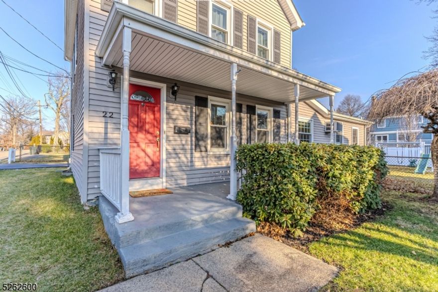 The Charm of a Classic Colonial in Downtown Denville. This beautiful property offers the perfect blend of comfort and convenience. Lovely lemonade front porch.. Curb appeal plus! Functional eat in kitchen opens to the family room, which is the heart of the home. Fully equipped with a gas fireplace and cathedral ceilings. Formal dining area. First floor bedroom and  full bath. Upstairs another 3 bedrooms and full bath. This home will be hard to resist! Full basement offers a ton of storage. Fenced in deck and yard. Perfect for Entertaining and Relaxation! Enjoy all the community has to offer! Just 1 Block from Denville's Bustling DWTN, Restaurants, shopping, music, art, farmers market, events and NYC direct mass transit! Tons of Parking +1 Car Detached Garage. Easy access to major highways. Great school system.