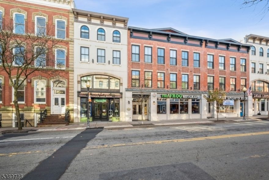 Welcome to Morristown Mews.  Boutique building located in the heart of downtown Morristown overlooking the iconic green.  This unit features hardwood floors, eat in kitchen, two generously sized bedrooms and a full size in unit washer and dryer.  Come live the Morristown lifestyle and walk out your front door and enjoy all the shops, dining and entertainment options that are available.   Train to NYC is also minutes away!