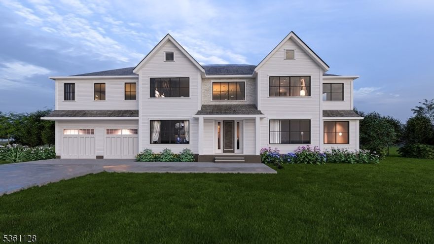 Step into luxury with this to-be-built 7-bedroom, 7.5-bathroom custom home, offering exceptional craftsmanship and timeless design across 4 thoughtfully planned levels. A grand double-height foyer welcomes you with 5" white oak floors, wood front door with glass sidelights + elegant base molding throughout the main floor. The living and dining rooms feature 10' ceilings, Andersen 400 Series windows, refined lighting details including recessed LEDs + inverted lighted ceiling in the dining room. The heart of the home is a chef's kitchen with top-tier Wolf and Subzero appliances, waterfall quartz island, custom shaker cabinetry + large walk-in pantry. Adjacent family room features a gas linear fireplace with custom mantle; 4-panel sliding glass doors open to professionally landscaped backyard with stone patio. Guest suite, powder room + mudroom with walk-in closet and built-ins complete 1st level. Upstairs, the luxurious primary suite boasts two walk-in closets; balcony; private office; spa bathroom with electric heated floors, freestanding tub + bay window. 4 more ensuite bedrooms + laundry room complete 2nd level. Finished lower level with 10' foot ceiling; recreation room; exercise room; ensuite bedroom; ready for a golf simulator. 3rd level provides bonus flex space. This energy-efficient home is generator-ready + features Hardie plank siding, multi-zone HVAC - designed for modern living with timeless appeal. Perfect time to customize your dream home today!