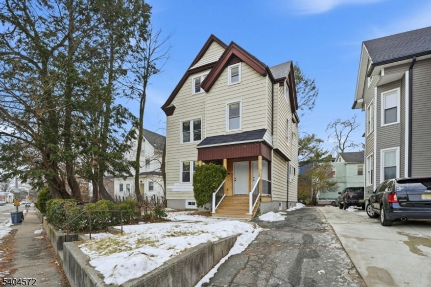 Welcome to this exceptional opportunity an unfinished product with incredible potential. The photos accurately reflect the current condition of the property. The home is missing the kitchen heating system and some bathroom fixtures offering the perfect open canvas for a new owner to complete the project with their own kitchen design bathroom finishes fixtures and siding selections. The property was near completion and will be delivered strictly as is. The owner completed substantial upgrades including new insulation flooring electrical roughing plumbing and a brand new deck. The second unit is generously sized featuring 5 bedrooms and 2 full bathrooms duplex with an impressive open concept living and kitchen layout that truly needs to be seen to appreciate its potential. The first floor offers 2 bedrooms and 1 full bathroom ready for completion. The unfinished basement presents an additional opportunity for expansion. Phenomenal location close to public transportation, Glen Ridge, schools major highways and much more. parking for over 3 car.s