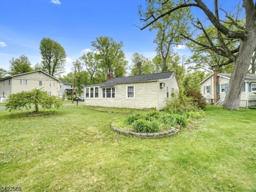 **Highest & Best Offers due by Tuesday, 04/14, 5PM** Welcome to this charming expanded ranch located in Wayne, NJ. Situated on a spacious corner lot, this 3-bedroom, 1-bath home offers approximately 1,250 sq ft of comfortable living space and endless potential for customization.Step inside to find a functional layout filled with natural light, featuring an inviting living area and an enclosed porch that provides additional flexible space perfect for a home office, den, or relaxation area. The home's single-level design offers convenience and ease of living.Outside, enjoy the benefits of a generous property with a 4-car driveway, ideal for multiple vehicles or guests. The corner lot not only enhances curb appeal but also presents a unique opportunity for expansion whether you're looking to extend the current footprint or build out your dream home over time.Located in the sought-after Packanack section, this property offers proximity to major roadways, shopping, dining, and schools, making it a great option for commuters and homeowners alike.Please note: the property is located in a flood zone. Being sold AS-IS