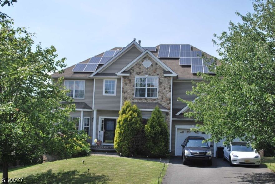 One of a kind - 4 bedroom(Possible 5th if you convert the Study) , 9 ft ceiling with 18 ft in living room, full finished basement with central air and heat , fully paid up solar , 23 Kw full house generator ,NEST on all floors, sprinkler system , large fenced back yard with 8 ft retailing walls , wooden floors and more. Very energy efficient home .