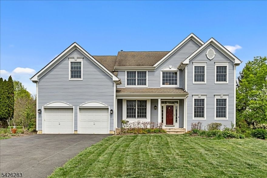 This bright and airy Colonial in Cherry Hill, Skillman offers a welcoming blend of space, light, and modern updates. Step into the impressive two-story foyer, where gleaming hardwood floors and oversized windows fill the home with natural light. The main level features a formal living room to the right and an elegant dining room to the left, perfect for entertaining. A beautifully updated powder room is conveniently located near the private office, complete with French doors. The spacious family room is the heart of the home, showcasing a striking central fireplace and dramatic two-story windows that create an open, inviting atmosphere. The eat-in kitchen flows seamlessly into the family room and includes a center island and direct access to the backyard patio?ideal for indoor-outdoor living. A laundry room and access to the two-car garage complete the first floor. Upstairs, you?ll find three generously sized bedrooms that share a tastefully updated hall bathroom. The expansive primary suite offers a private retreat with its own sitting area, two large walk-in closets, and a beautifully renovated en-suite bath featuring dual sinks, a large shower, and a relaxing soaking tub. The finished basement provides additional flexible living space, perfect for recreation, a home gym, or media room. Located within the highly regarded Montgomery School District and just minutes from Princeton, this home combines comfort, style, and convenience.