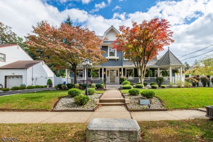 Classic Charm with Modern Luxury!!! This Impeccably Renovated 4 Bedroom 2 1/2 Bath Home with its Inviting Living Room Fireplace and Open Concept Kitchen is just waiting for you! Every detail has been taken into consideration to enhance Convenience & Efficiency: 2nd level Smart LG Washer/Dryer, Custom Designed Samsung Smart Kitchen, InSinkErator Garbage Disposal, Multi-zone Heat/AC, and AZEK-50-year life Front Porch with Newer Swing. And not only Smart but Beautiful too: Luxurious Primary Bathroom with Kohler finishings, Fully Renovated Hallway Full Bath, Gorgeous Hardwood Flooring, Custom Carpeting, Beautiful Granite Kitchen Counters & Glass Backsplash, Light filtering Oversized Windows, updated Lighting and so much more (see attached list of all improvements). Exterior features include the Lovely Landscaped Yard with Inground Sprinklers, Inground Pool with Newer Liner and Surround Fence, Remodeled Shed, Play House, Playground set and Fully Fenced-in Backyard. In addition, the Third Floor has amazing potential to be converted to a 5th Bedroom with Full Bath or Huge Playroom(electric & pipes already in place). And if that isn't enough, this is your chance to also own a piece of history! Right in front of this home is a carriage stone/horse block. These sturdy, often stone-carved steps or blocks were essential for people in the 19th and early 20th centuries to easily get on and off horse-drawn carriages and wagons. (Close proximity to New York train, bus, major highways, parks)