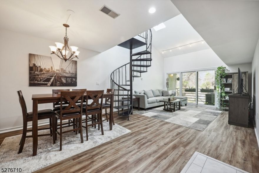 Located in the Heart of Morristown. Walking distance to Downtown Morristown. Renovated & Spacious Sun-filled 2 Bedroom 2 Full Renovated Baths w/ Spacious Loft and Additional Bonus Room for an office/den. Cathedral Ceilings, Private balcony off of the family room facing serene Fort Nonsense. New Central AC (2021) Kitchen w/ granite countertops & SS Appliances. New flooring installed(2021) Loft features hardwood floors, custom built in window seat. Great additional space for entertaining! Washer/Dryer in unit. Lobby with elevator was recently renovated. Two assigned parking spots. Plenty of parking for guests. Prime Location!