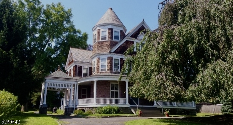 THE HISTORIC "CORNELIA HOUSE" IS FOR SALE! JUST A SHORT WALK DOWNTOWN, THIS 1865 QUEEN ANN VICTORIAN HAS ALL THE CHARM AND GRANDER OF YESTER YEAR WITH SOME OF TODAY'S MODERN UPDATES. JUST RENOVATED, THIS GRAND, 3 STORY, 4 FAMILY HAS APPROXIMATELY 6000 SQ FT OF LIVING SPACE, FULL WALK OUT UNFINISHED BASEMENT, DETACHED 2 CAR GARAGE WITH CIRCULAR DRIVEWAY WITH PLENTY OF PARKING AND SITS ON A LARGE LEVEL PRIVATE LOT. UNIT 1 FEATURES 2/3 BEDROOMS, APPROX 1500 SQ.FT, UNIT 2 IS A 1 BEDROOM, UNIT 3 IS A 2 BEDROOM AND UNIT 4 IS APPROX 2000 SQ FT 3 BEDROOM WITH BEAUTIFUL MOUNTAIN VIEWS AND A GREAT VIEW OF BOONTON RESERVOIR. ALL UNITS HAVE NEW CUSTOM KITCHENS, CUSTOM BATHROOMS, LUXURY VINYL FLOORING, LED LIGHTING AND ARE LOADED WITH CHARM. UNITS 1 & 4 FEATURE NEW NATURAL GAS HEAT AND CENTRAL AIR, UNIT 2 & 3 FEATURE NEW SPLIT AIR HEAT AND AC SYSTEMS. ALL NEW WINDOWS AND ALL UNITS HAVE NEW ELECTRIC HOT WATER HEATERS. ALL HAVE SEPARATE ELECTRIC. SEWER AND WATER IS SHARED. MOST OF THE ELECTRIC AND PLUMBING IS NEW. DETACHED 2 CAR GARAGE WITH OPENERS AND NEW CIRCULAR DRIVEWAY. ORIGINAL SLATE ROOF REMAINS AND IS IN GOOD CONDITION. THIS PROPERTY IS RUMORED TO HAVE BEEN THE 1ST PROPERTY TO HAVE ELECTRICITY IN BOONTON. THIS PROPERTY WOULD BE A GREAT INVESTMENT OR AMAZING HOME TO RESIDE IN 1 AND COLLECT 3 INCOMES! PROPERTY CURRENTLY FOR RENT. CLOSE TO PUBLIC TRANSPORTATION, MAJOR ROUTES AND SHOPPING. DONT MISS THIS RARE OPPORTUNITY!