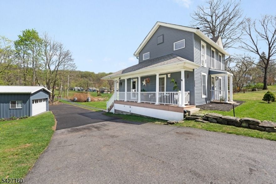 Character and charm but totally renovated, this 2 BR 2 full bath, rocking chair porch colonial just screams welcome home. You will love the renovated kitchen with beautiful quartz counters, ss appliances, new flooring and fixtures.  The baths have been updated as well as the HWH and high efficiency boiler. This home also features an oversized garage and an outside area for play or entertaining. The driveway has just been paved.  The school system is also a sought after district. Contingent on sellers finding a home, actively looking.