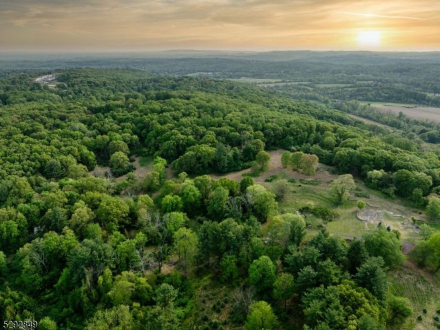 Far Hills Mailing Address. Don't miss this rare opportunity to own a secluded, magical parcel of land featuring 39.05 acres of shimmering land dappled with woodland forests, specimen trees, open meadows, panoramic views and serene fish stocked pond seated in the heart of the desirable Roxiticus Valley. Nestled on a hilltop at the end of a private cul-de-sac, the tree lined driveway leads you to a vast stretch of land offering endless possibilities to create your dream oasis. The surrounding area offers a wide variety of opportunities for entertainment including world class golf courses, Raritan River for fly fishing enthusiasts, hiking trails including Natirar and Hacklebarney State Park, numerous equestrian facilities and fine dining opportunities galore! Only minutes away from Mendham and Peapack Gladstone town centers, award winning schools, easy access to I-78, RT 287, Newark Airport and commuter trains to NYC. Farmland assessed. Potential to subdivide. Feasibility and Environmental reports provided upon request.