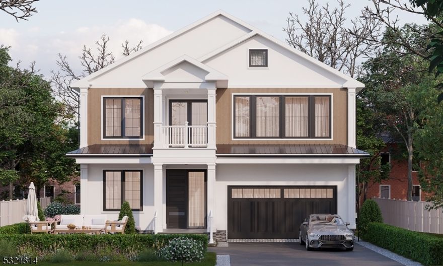 Welcome to this stunning NEW CONSTRUCTION colonial home, located in a desirable neighborhood in Livingston. Set on a quarter acre lot, this 6-bedroom, 5.5-bathroom residence offers 4,800 sq ft of luxury across three beautifully designed levels. The double-height foyer introduces the main level, which includes a formal living room, sophisticated dining room, guest ensuite and stylish powder room. Inside, you'll find an inviting open-concept layout with designer finishes throughout. The gourmet eat-in kitchen features custom cabinetry, a spacious center island, high-end appliances, quartz countertops, and a walk-in pantry. The family room flows seamlessly from the kitchen, featuring SOARING 13' CEILINGS that create an expansive and airy atmosphere. The space includes an elegant fireplace and sliding doors leading to a large paver patio and expansive flat backyard ideal for entertaining and creating a sense of indoor-outdoor living. Upstairs are four generously sized bedrooms, including a luxurious primary suite with an oversized walk-in closet and spa-inspired bathroom featuring a soaking tub, stall shower, and dual sinks. One bedroom is en-suite while the other two share a full bathroom. A convenient laundry room is also on this floor. The finished basement provides additional living space with an additional bedroom with walk-in closet space, a large recreation room, and full bathroom. Modern smart home features and a 10 YEARS BUILDER'S WARRANTY ensure peace of mind.