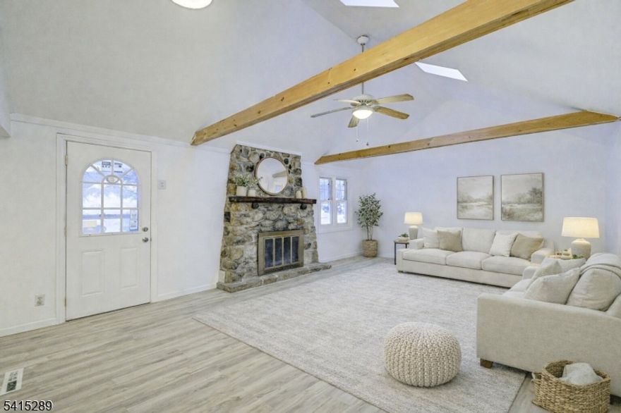 Welcome to this charming 3-bedroom, 1-bath ranch located in the highly desirable Highland Lakes lake community. Surrounded by nature and outdoor recreation, this home is perfect as a full-time residence, weekend getaway, or vacation retreat. Inside, you'll find a bright open-concept kitchen (the appliances are on the way) that flows into the main living space, creating a comfortable layout ideal for everyday living and entertaining. The home offers multiple living areas, including a living room and an upstairs family room with sliding doors leading to a private deck, perfect for relaxing. The finished lower level features an additional family room with walkout access to the backyard, offering flexible space for a recreation room, guest area, or home office. Highland Lakes residents enjoy access to five private lakes, multiple beaches, a clubhouse, playgrounds, and sports courts, with year-round activities including swimming, boating, fishing, and kayaking. Outdoor lovers will appreciate being just minutes from Wawayanda State Park and Mountain Creek Resort for hiking, skiing, and four-season recreation. Don't miss your chance to enjoy lake community living with endless outdoor adventure just outside your door!