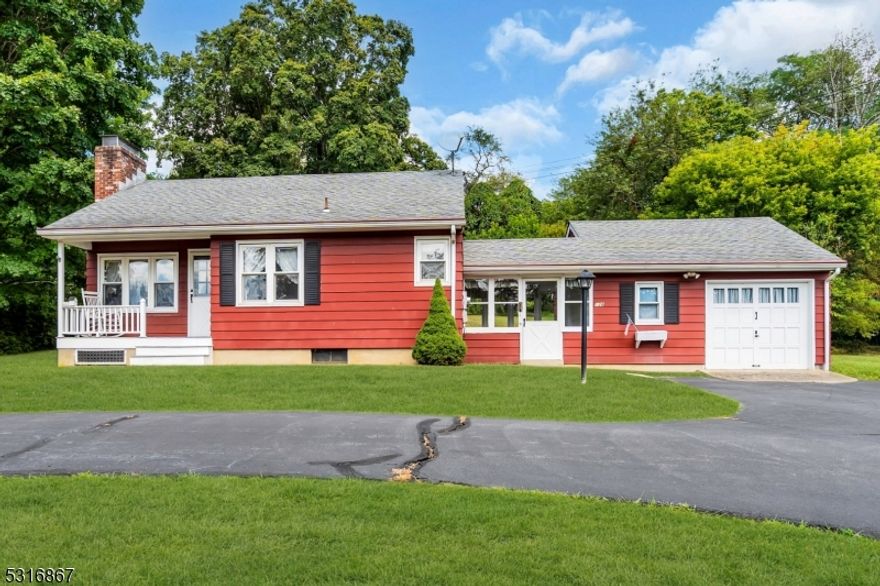 PUBLIC SHOWING CANCELLED TODAY Excellent City commuter Home within short distance to Annandale Train Station. Enjoy Lower Taxes in very peaceful Clinton Township. Enjoy natural gas heat and newer central air plus city sewer! House is covered by a newer roof. Home purchase includes 1 year maximum home warranty coverage. Updated Full bath fully finished garage with hard wood floors, contains two egress windows closet with space heater and window ac unit both built in. comes with Old but Gold working Stove and Oven plus Large Refrigerator. Adorable Living room includes alcove for a dining space and wood burning fireplace. Underneath all carpeting in this home are hardwood floors. Basement is Spacious with workbench. Dutch Front door opens to Cute Porch. shed out back includes Snowblower and leaf blower plus all variety of garden tools. Home has great bones and is move in ready don't miss out on this opportunity to own this quaint beauty!