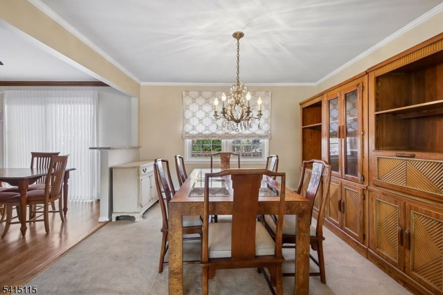 Step into this charming Mid-Century home, thoughtfully laid out across two levels and perfectly situated in the heart of Verona. Residents enjoy top-rated schools, a welcoming community feel, the iconic Verona Park, and the town's beautiful residents pool. The home sits on a peaceful oval development with limited traffic, newly paved streets, and fresh curbing. an ideal setting for quiet living. Schools and the pool are just minutes away, making daily routines simple and convenient.The upper level features three comfortable bedrooms, a bright open living room flowing into the dining room, and an eat-in kitchen with newer wood cabinets, granite counters, stainless steel appliances, and sliders to a cozy deck. The ground level adds flexibility with a fourth bedroom, a family room, and a half bath. From here, you can access the oversized two-car garage with automatic openers and a rear door leading to the backyard.  The schools and recreation department offer plenty of sports and learning opportunities. Bloomfield Avenue also has much to offer such as shops, restaurants and services.  Come see the house and the small town feeling of Verona.