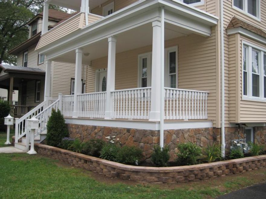 Elegant, gorgeous. Pride of ownership: hardwood floors, newly renovated from top to bottom, washer dryer, central air. GAS HEAT, amazing enhanced garden, CLOSE TO ST. CLAIRE'S HOSPITAL! Enjoy entertaining in the spacious living and formal dining rooms, romantic, charming balcony, pantry, new kitchen and bath, stainless steel appliances, built in microwave, eat in kitchen, freshly painted with warm, neutral colors, attractive drop ceiling fixtures, recessed lighting, new picture windows, new blinds, central air heat, new carpeting, built-in China cabinet, stone enhancements and plants, just minutes from train and bus to NYC, easy access to Routes 80, 46, 15, just a block away from St. Claire's Hospital, pride of ownership.