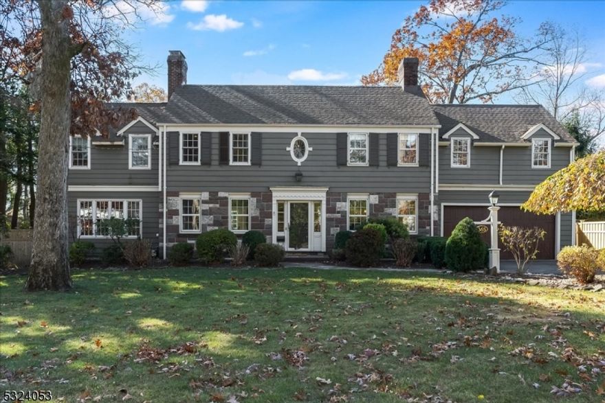 Exceptional, Stunning, Luxurious and Completely Updated Custom Colonial Home Located in the Heart of Westfield's Most Sought After Neighborhood Convenient to Everything. This exquisite home was brilliantly renovated and remodeled in 2017 from top to bottom with every modern convenience making the new owner's dream a reality. Magnificent home first level boasts: large living room with wood burning fireplace, huge office with built ins, dining room, state of the art high end kitchen with attention to detail, large breakfast area with gas fireplace, open to family room and built in wet bar/beverage refrigerator, plus huge mud room with radiant heat. Stunning! Second level with large primary en-suite with sitting room, vaulted ceiling, dressing room, 2 closets plus a walk in closet and gorgeous spa like bath with x-large shower with rain shower plus radiant heat flooring! Additional en-suite with a private bath plus three more bedrooms and a hall bath. Hallway attic access & finished walls and floor for storage. Finished basement with egress window and additional custom bar and full bath. This special home has it all including a fenced in backyard with two patios, built in barbecue gas line, magazine like professional landscaping with perfect privacy!  Blocks to town, train, bus and schools and houses of worship -primo location!!!!  Don't miss the opportunity to make this exceptional home your new home!!