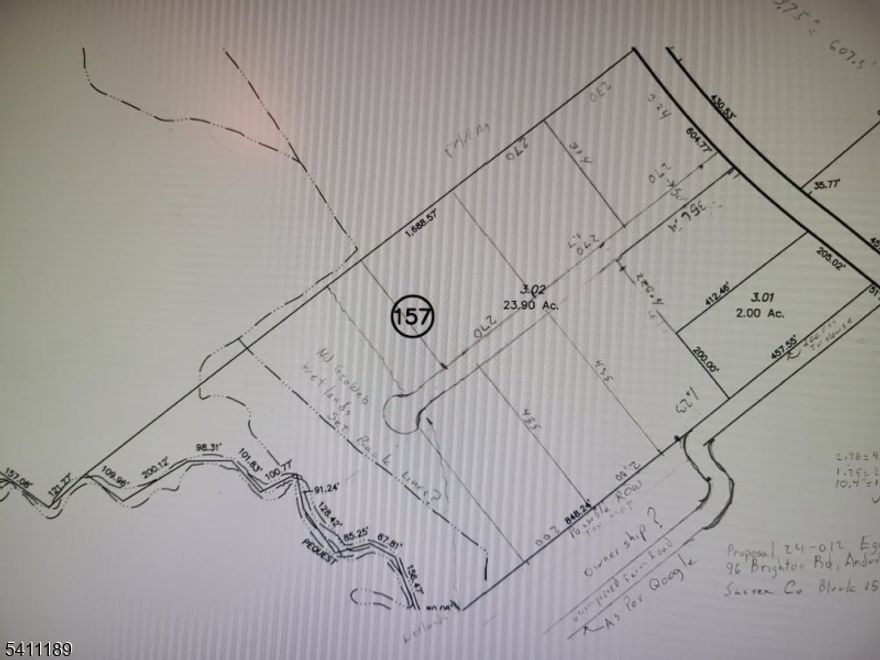 Home owner is willing to separate the acres from the home and sell each.  This well maintained  spacious colonial boasts of country style living with modern amenities. The above ground pool make for summer fun off the large deck overlooking the farmland. The 23.9 acre on the home can be divided off to 1 acre for the home and the other 22.9 acres can be sold separately. The warm interior and modern kitchen makes a great place to entertain or enjoy the area with those special members. The community is a great place to park your roots. The possibility to remodel and make a fourth bedroom exists putting the hallway back and the door to the extension by the primary bedroom.