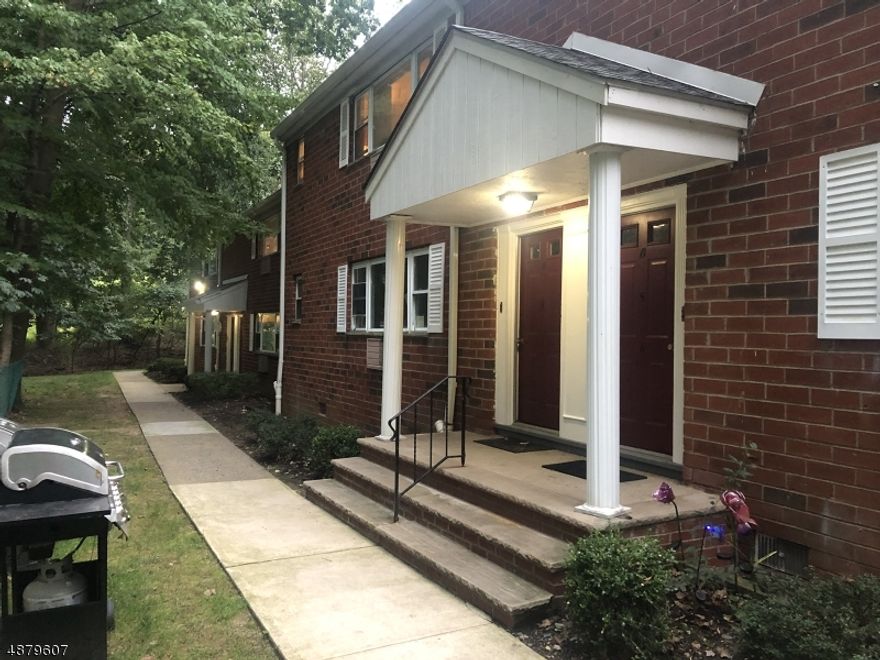 1BR CONDO WITH AN EXTENDED KITCHEN & JACUZZI BATH IN A PEACEFUL & QUIET LOCATION FACING THE WOODS. ENTER YOUR SPACIOUS BEDROOM SUITE THROUGH FRENCH DOORS. BRAZILIAN CHERRY WOOD FLOORS. FRESHLY PAINTED THROUGHOUT. 95% OF REMODEL COMPLETE; NEEDS YOUR FINISHING TOUCHES. RELAX IN THE COMMUNITY WITH IN-GROUND POOL, EXERCISE ROOM, LOCKER ROOM WITH SAUNA, TENNIS COURTS, CLUB HOUSE.  HEAT & HOT WATER ARE INCLUDED IN HOA FEE ALONG W WATER, SEWER, TRASH & MORE! COIN OPERATED LAUNDRY AND STORAGE ROOM IN BUILDING. GARAGE $40/MONTH AND AVAILABLE FROM HOA.  DON'T MISS THIS GREAT OPPORTUNITY TO OWN VERSUS RENT, WITH ALL THE AMENITIES, LOW TAXES, LOW HOA FEES! SUPER CLOSE TO THE MORRIS PLAINS TRAIN STATION FOR EASY NYC ACCESS, AS WELL AS TO ROUTES 80, 287, 280. SOLD AS IS; BUYER RESPONSIBLE FOR C OF O.