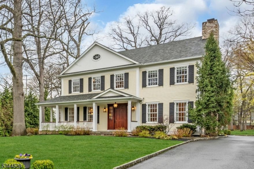 Welcome to this classic, custom built,5 bdrm, 5 full 1/2 bath, CHC on a FULL FLAT ACRE in the heart of Chatham.This special home boasts a mahogany front door,cherry wide plank floors,10 ft. high 1st flr ceilings,6FPs, & wrap-around porch!Located on 1st lvl is a LR w/ gas FP,a lrg 1st flr bdrm/office  w/prvt bath,DR w/butler's pantry, chef's kitch w/oversized Sub-Zero fridge/freezer, 6 burner + griddle gas Wolf range/oven& pot filler above,center island w/seating for 4,a sep dining area w/seating for 8, & sliders to porch, prep counter w/sink,bev fridge, & gas FP! Situated just off the kitch is a lrg family room w/vaulted ceiling, stone front wood-burning FP, cust built-ins & sliders leading to a deck & blue stone patio w/an outdoor FP, overlooking the tranquil, stunning, flat, yard.There is also a large, bright mudroom on this lvl featuring cust built-ins, closets, tons of storage & 1 of 2 staircases leading to the 2nd lvl.Located just off the mudroom is a 3 car oversized grge w/car charging station & side entry door.On the 2nd lvl you will find 9 ft ceilings, 4 lrg bdrms all w/walk-in closets & all en-suite baths.The primary bdrm has 2 walk-in closets, a bath w/ jetted tub, steam shower, dbl vanities & gas FP. The LL of this home features 10 ft. ceilings, plumbing for full bath, & is ready to be finished!-Geothermal & radiant heat throughout, wired for sound in & out, plus a Lutron lighting system! A truly, special home w/endless features! Proximate to schools, town, train.