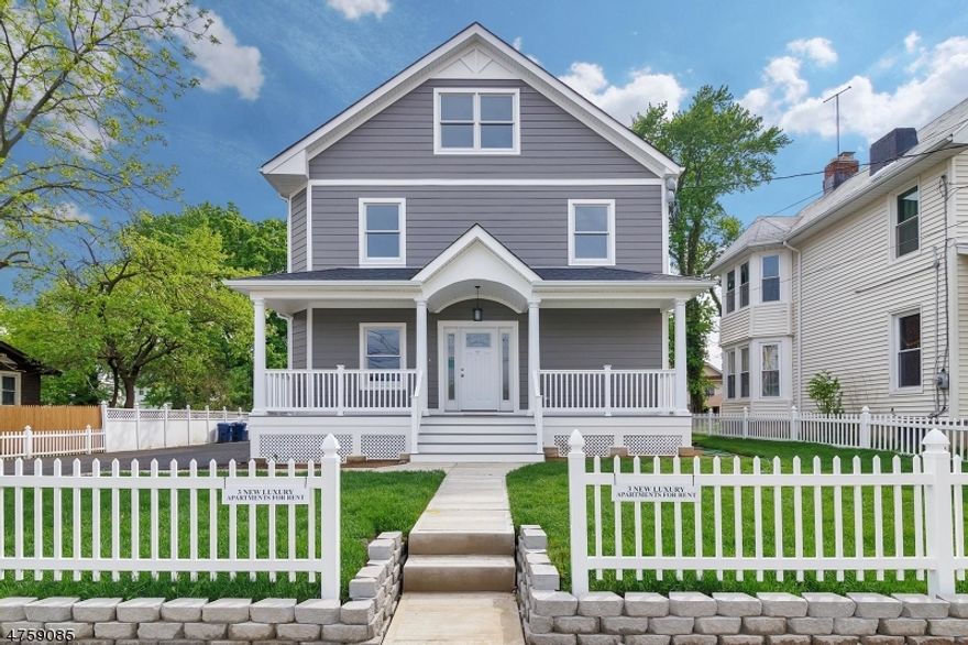 HACKENSACK MULTIFAMILY HOME!!! This Completely Renovated (3) Bedroom (2) Full Bath unit with all the amenities is a Renters Dream and ideal for commuters. Modern Kitchen with granite counters and stainless steel appliances, recessed lighting, hot air heat,hardwood floors, ceiling fans, central air conditioning,washer/dryer, (2) assigned parking spots. Also available approx. 15 X 15 basement storage $100 per-month. ( Just a few blocks to NYC Train and Express Buses. Close to Schools, Shopping and Major Highways. Pets are conditional with owners approval.Unit will be professionally cleaned prior to tenant taking occupancy.