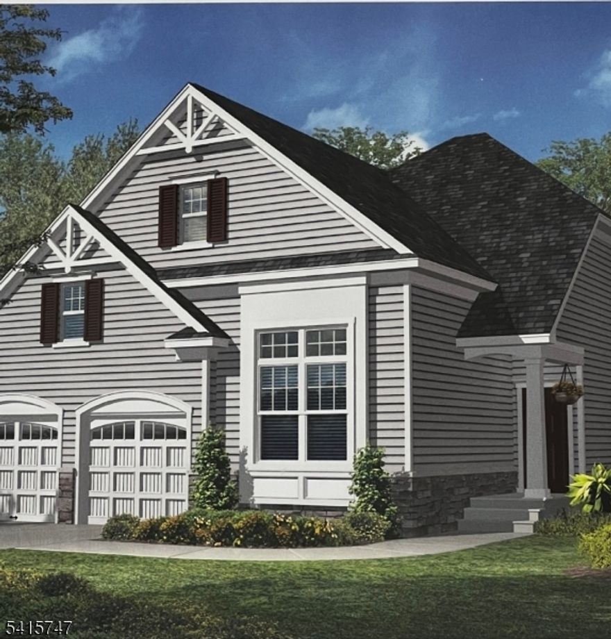 Charming Wellington TO BE BUILT at Gateway at Royce Brook 55+ community. Desirable cul de sac location backing to woods. The 1st floor includes a welcoming entry Foyer which separates the LR w french glass doors (also great as a Study or Home Office) and Dining area. Bright Eat-in Kitchen w breakfast bar, white cabinetry, quartz counters, upgraded GE Cafe series ss appliances. Two story Family Room with gas fireplace and elegant painted mantle. 1st floor Primary Suite with tray ceiling, walk-in closets and luxurious bath. Spacious Guest bedroom and additional full bath completes the 1st floor. Second floor includes 3rd bedroom, full bath and open Loft - perfect retreat for guests as well as many other uses. Enjoy the magnificent Clubhouse featuring a state-of-the-art Fitness Center, Yoga Studio, Library, Ballroom, Billiards, Cards & Board Games, Crafts, Ping-pong. Outdoor heated pool & hot tub, Tennis/Pickleball, Bocce, horseshoes, Shuffleboard. Clubs, activities & social events for all interests. Gated. Homes are Energy Star Certified. No more snow shoveling and lawn mowing. Take advantage of all this thriving community has to offer. FINAL PHASE - NEARLY SOLD OUT! ***NOTE : Photos shown are for illustrative purposes only. Actual finishes may vary.