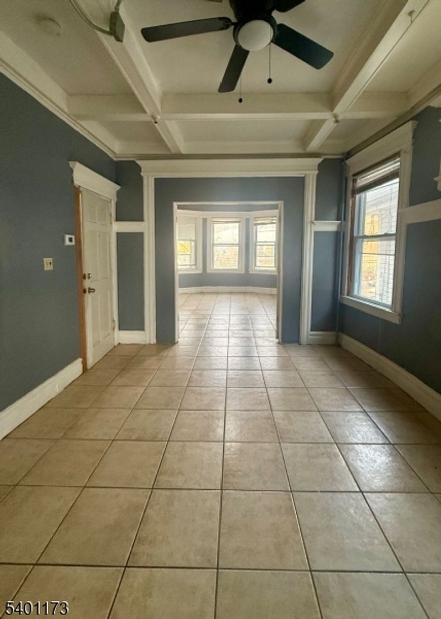 A must see, is this huge apartment located on the second floor.  3 very nice size bedrooms with closets,  full bathroom, nice kitchen and plenty of natural light throughout, and storage in the basement. Nestled between Branch Brook Park and the Passaic River in North Newark. Close to major highways, parks, restaurants, The Prudential Center, Colleges and transportation into NYC!! Minutes away from Newark's Penn Station as well as Newark's Liberty Airport and one block away, proximity to hospitals and universities.