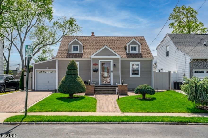 Indulge in the charm and elegance of this truly remarkable extended Cape Cod home. Boasting 3 bedrooms and 3 baths, this property offers a spacious and functional layout that is sure to meet your every need. The main level of the home greets you with a warm and inviting ambiance. Spacious living room with lots of natural light. Great well-appointed eat in kitchen, formal dining room, office, full bath are part of the 1st floor. The master suite, located on the main level, is a tranquil retreat. With its spacious layout and attached bath, it offers a private sanctuary where you can unwind and rejuvenate. Venture down to the lower level, and you'll discover a finished basement that adds even more living space to this already impressive home. Use this area to create a home theater, a recreation room, or a versatile space that caters to your unique lifestyle. Second floor with one bedroom and full bath. Step outside to the backyard oasis, where a beautifully designed paver patio awaits. This outdoor haven is perfect for hosting barbecues, enjoying morning coffee, or simply basking in the tranquility of nature. The meticulously maintained landscaping adds an extra touch of elegance to the property. Located in a sought-after area, this Cape Cod gem offers the best of both worlds peaceful living and easy access to nearby shopping centers, schools, and major transportation routes. Blocks away from train. Don't miss out on the opportunity to make this exquisite property your new home.