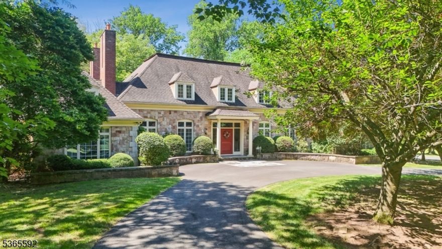 Nestled in one of New Vernon's most picturesque and sought-after locations, 72 Village Road offers the perfect blend of charm, privacy, and functionality. Situated on 4.5 acres of beautifully landscaped grounds, this elegant residence provides a serene retreat while being just minutes from town conveniences. This warm and inviting home is thoughtfully designed for both easy everyday living and gracious entertaining. A grand front foyer opens to a formal living room and dining room each with its own fireplace setting the tone for refined comfort. The expansive family room, featuring a large fireplace and walls of windows, floods the space with natural light and provides seamless access to the private patio framed by a classic stone wall and lush backyard.The eat-in kitchen sits just off the family room, making it ideal for both casual meals and larger gatherings. The main level also includes a spacious home office, a delightful screened-in porch, powder room, and two bedrooms with a shared full bath perfect for guests or convenient one-floor living.Upstairs, the generous primary suite boasts walk-in closets and a sunlit en-suite bath with views of the peaceful backyard. Two additional bedrooms and a full hall bath complete the second level. A rare opportunity to own a timeless home on stunning acreage in the heart of New Vernon. Don't miss your chance to experience this exceptional property.