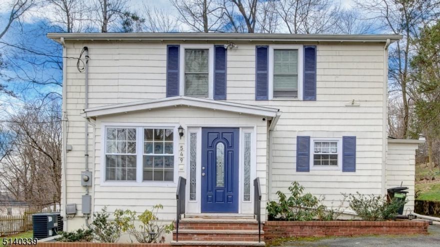 BACK ON MARKET; BUYER COULD NOT OBTAIN MORTGAGE.  A little bit of paradise awaits you in West Orange. Welcome home to this completely renovated custom beauty set within a woodsy enclave off a private, newly paved drive. This fabulous, bright and airy 4 bedroom home features 2 full baths, 2 half baths, sunroom, chef's kitchen complete with high-end stainless appliances, exhaust hood, quartz countertops, breakfast bar with seating. Very large living/dining room includes mounted TV. Two master en suites with luxurious full baths, 1 on first floor. On second floor, 2 additional small bedrooms (both used as office/recording studio) and powder room, plus master en suite with vaulted ceilings, included mounted TV, huge dual custom closets and master bath with dual sinks and glass enclosed walk-in shower. New bamboo flooring throughout, warm and rich wall colors, LED recessed lighting, tons of closets, higher end finishing touches throughout entire home. Sliders with built-in blinds open out to the spacious deck and backyard that is perfect for entertaining. New 2-zone heat/AC in 2019, roof completed in 2016 and newer LG washer and dryer in basement round out this fantastic home. Brand new driveway completed May 2022.  Conveniently located minutes away from Essex shopping Center, restaurants, NYC transportation bus, as well as local golf courses!