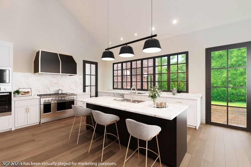 AMAZING VALUE IN HARDING-NEW PRICE - Presenting Great Brook Manor, an extraordinary custom home resembling a majestic castle. This magnificent residence offers an impressive 7 bedrooms, 6 full and 2 half baths, providing abundant space for luxurious living. As you enter, the grand 2-story foyer sets the tone for the grandeur that awaits. Situated on 5+ acres of sprawling land, privacy is guaranteed. The kitchen is a culinary enthusiast's dream, equipped with high-end stainless-steel appliances & dual islands for effortless meal preparation. Throughout the home, 4 fireplaces add warmth & charm. The great room serves as a central gathering space, while the four private wings ensure privacy and comfort for all. The primary suite exudes opulence and offers two walk-in closets. Step into the new primary bathroom, featuring modern finishes and an exquisite soaking tub, providing the perfect oasis for relaxation. An elevator grants easy access to each level. Discover additional unique spaces, including a conservatory, library, art gallery, billiards room, meditation room & wine cellar offering endless possibilities for leisure and indulgence. The property boasts a 4-car garage, generator & multiple outdoor entertaining spaces to enjoy. Embrace your green thumb with the organic garden and fruit trees for garden-to-table delights. Only 3.5 miles from the NYC commuter train, and 20 miles to Newark International Airport, this is a truly regal retreat fit for modern royalty.