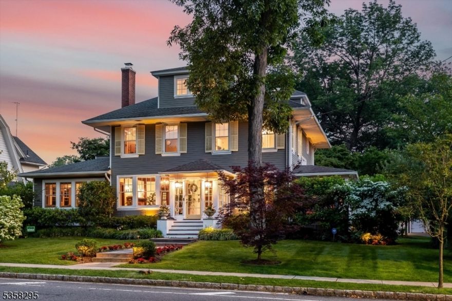 Exceptionally customized 7BR, 4.5BA beauty marries historic craftsmanship with today's luxuries, all in a convenient location minutes from town, schools, and Midtown Direct trains yet it lives like a private retreat on a lush half-acre. Original chestnut millwork, 9.5-ft ceilings, and French doors in almost every main-level room blend the line between indoor and outdoor elegance with entry to multiple decks, porches, and patios. At its heart, an entertainer's kitchen shines with pro-grade appliances, reclaimed cabinetry, and a 9 4-ft Carrara marble island. The sunlit living room, banquet-sized dining room, and large yet cozy den strike a perfect balance of gathering space and quiet escape. An attached 850sqft 1ST-FLOOR ACCESSORY APARTMENT with separate entrance, offers its own bedroom, living room, kitchen, and full bath ideal for guests or WFH studio. Upstairs, the vaulted primary suite feels like a boutique hotel: French doors to a private terrace, spa bath with original claw-foot tub, and tree-top views of ancient Japanese maples. Three more bedrooms and a hall bath complete the second floor; two additional bedrooms and full bath crown the third. "Under the hood : new roof, replaced plumbing and electric, dual-zone HVAC, water softener, irrigation system, and upgraded three-car garage. Four distinct outdoor living areas and oversized hot tub invite sunrise coffee, afternoons, and starlit parties. More than a house, this is resort-style living right at home, every day!