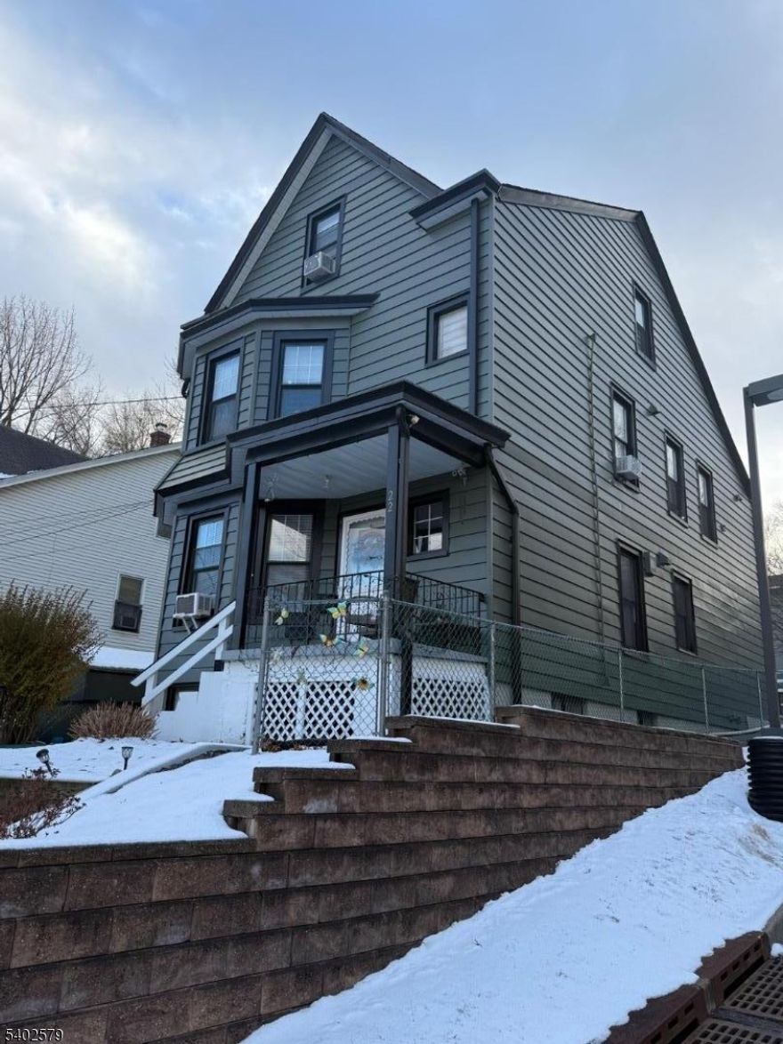 Unique second floor apartment, It offers three bedrooms each with a nice size closet, living room, eat-in-kitchen, stainless steal appliances with a full bath plus an in unit laundry. A huge bonus is the third floor great room. Landlord requires a credit check, interview, references, and tenant insurance. Utilities are the responsibility of the tenant. Landlord handles the lawn maintenance and snow removal. No pets or smoking. Move In ready and minutes from town, park and short ride to NJ Transit train station.