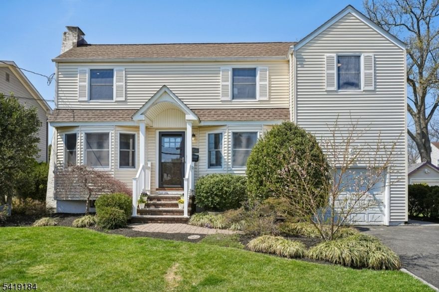 Set on a quiet street in one of Cranford's favorite neighborhoods, this lovely Colonial has a layout that feels natural and easy. The main level flows between the living room with its gas fireplace, dining room, and a spacious family room. At the heart of the home, the fully renovated kitchen shines with stainless steel appliances, an eat-in area and sliding doors that lead to a large deck, patio and fully fenced yard. An updated full bath and laundry room are conveniently located on this level, along with direct entry from the attached one-car garage which has a large storage loft above. Upstairs, you'll find three comfortable bedrooms with ample closet space, along with a hall bath and a bonus nook that works perfectly as a home office. The finished basement with a powder room provides valuable additional space for a variety of uses. This home also features a new HWH and newer roof with a 50 year warranty for added peace of mind. Ideally located just minutes to Nomahegan Park, bike trails, Cranford Canoe Club, top-rated schools, NYC transportation, and Cranford's award-winning downtown. Not in a flood zone.