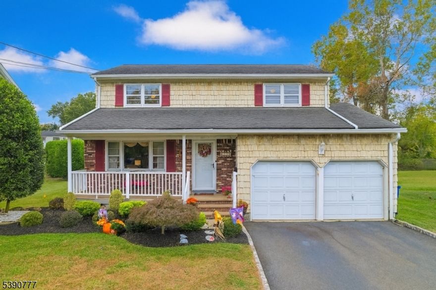 Absolutely move in condition spacious colonial in the desirable town of Clark! This spotless home offers an entrance foyer, powder room, living room, formal dining and a beautifully updated kitchen with custom cabinets and  granite countertops. The family room leads to the Trex deck, patio and the generous sized backyard. The second floor has 4 spacious bedrooms and 2 full bathrooms. The master bedroom with it's master bath is sure to impress! The finished basement offers a den or play room. updates include the plumbing and electric and so much more. Come sit on the lovely front porch and then enter your forever home!