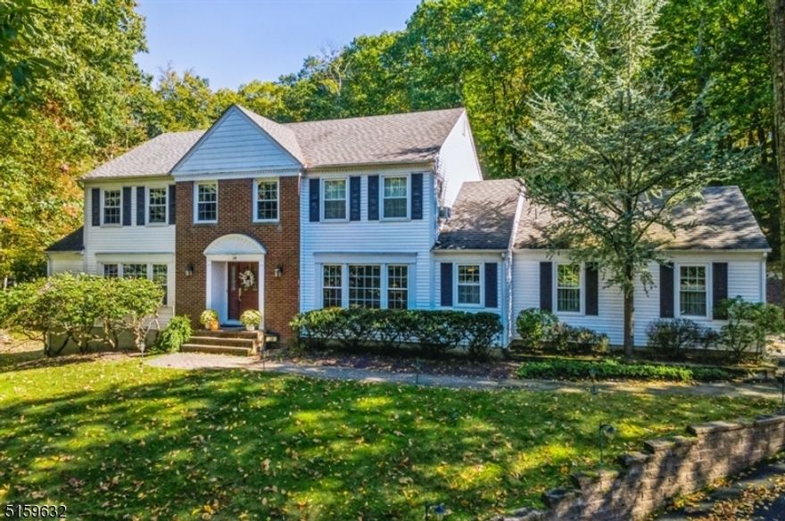 Spacious Colonial nestled on just over a half acre of private property on a cul-de-sac borders a wooded area in Randolph. Outside, a beautifully landscaped backyard includes a large deck extending to the above-ground pool & a raised terrace w/a fire pit.  Highlights include gleaming hardwood floors, exquisite trim and crown molding, large windows & space to entertain. The manicured front lawn & entry invite you inside to a large foyer w/ a quarter-turn staircase, opening to a banquet-sized dining room. A large picture window in the living room offers beautiful views of the property. The eat-in kitchen is warm and inviting w/ rich custom wood cabinets, granite counters, center island w/seating & a breakfast nook with sliding glass doors to the deck. There is also a large family room w/a fireplace & skylight, a large room that can be used as an office or den, half bath & a first floor laundry room w/access to the garage. Upstairs, the spacious primary bedroom suite has 2 walk-in closets & a lavish private bath with a jetted tub, glass shower & dual sinks. There are 3 more bedrooms & a full bath in the hallway. The finished walkout basement offers a huge recreation area with plenty of space for a media room, office, ample storage room, large convenient closets & more. Located in eastern Randolph, about 42miles outside of Manhattan, this home is close to schools, stores, parks & easily accessible to several NJ Transit Train Station direct train to NYC.