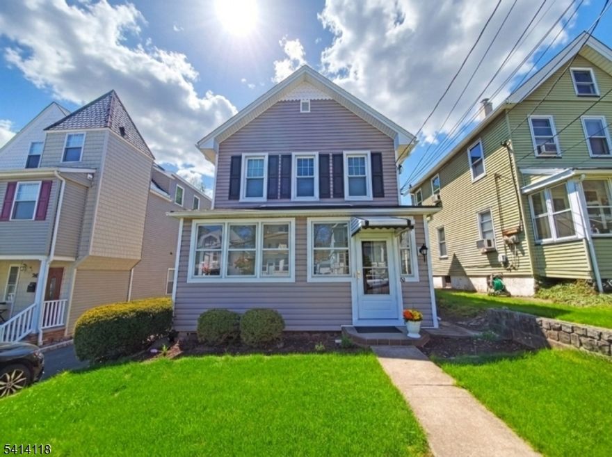 Wow! oversized back yard 40x178 close to Rt. 280  close to NYC transportation hardwood floors, 1st floor features a large EIK direct access to back patio, nice size bedrooms, and large Living room. 2nd floor is appointed with an ample size EIK, Living room, bedroom, Semi finished basement/studio suitable for extra room/storage and laundry room.