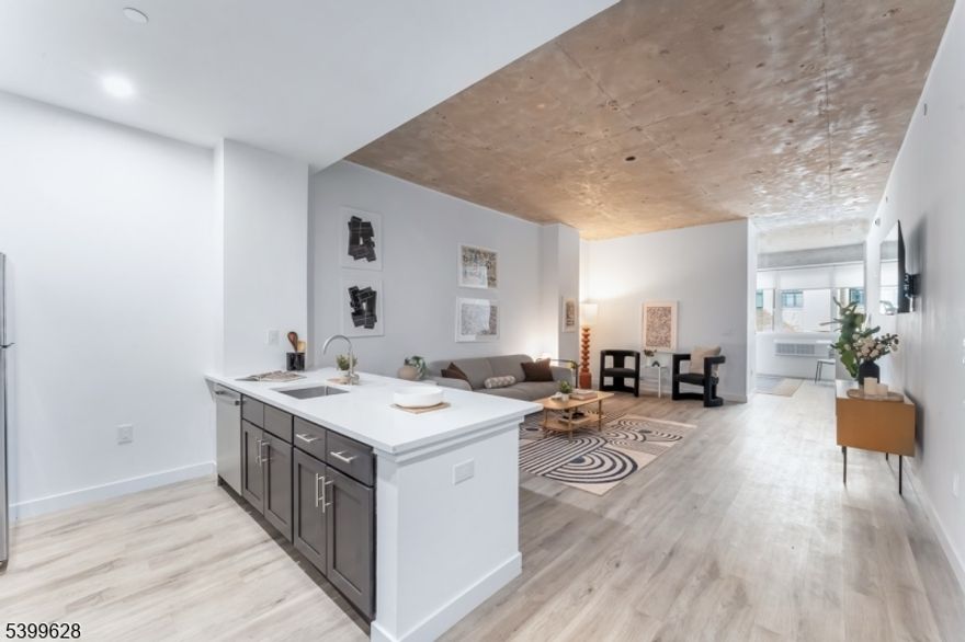 Experience Elevated Urban Living at Newark's Newest Luxury Mid-Rise. Welcome to The Mercer: a refined blend of industrial chic and modern comfort in the heart of Newark, NJ. This luxury mid-rise community redefines city living with spacious layouts, soaring ceilings, and striking exposed concrete accents that create an unmistakably upscale, urban aesthetic. Each beautifully designed residence features in-unit washer and dryer, sleek stainless-steel appliances, including a dishwasher, and oversized windows that flood your home with natural light. Thoughtful finishes and smart layouts ensure comfort, convenience, and style in every square foot. Step beyond your front door and enjoy an unmatched suite of amenities: State-of-the-art fitness center for daily workouts Co-working lounge perfect for remote work, collaboration, or quiet focus On-site caf, offering the ideal spot to start your day or unwind in the afternoon. This growing community is only getting better. Soon, residents will enjoy a full-service restaurant and an expansive roof deck, designed to offer stunning views and vibrant social spaces right at home.Perfectly situated near Newark's cultural destinations, transit hubs, parks, and dining, this building offers the ultimate blend of luxury, lifestyle, and location.Discover the next level of modern living right here in Newark.