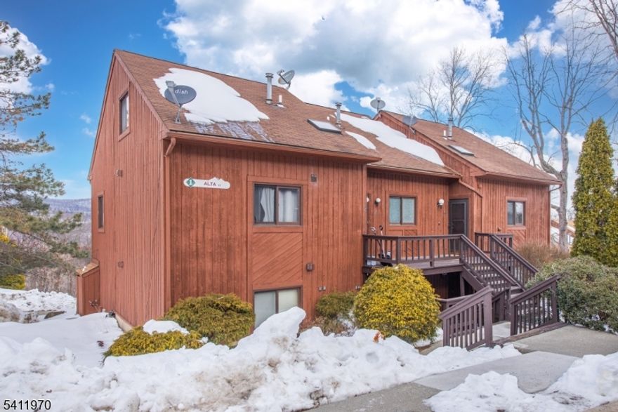 This meticulously renovated corner end unit  in Great Gorge offers a spacious, freshly painted 2-bedroom, 1-bath loft features. The brand new, stunning kitchen boasts modern countertops with new appliances. The entire main floor has new flooring, and the bathroom has been beautifully renovated for a contemporary feel. This unit features brand new straight stairs leading to an upstairs loft. A full-size new washer and dryer are included for your convenience. Located within walking distance of Minerals Resort and just about an hour from NYC, this condo is ideal as a full-time residence, weekend getaway, or investment property.