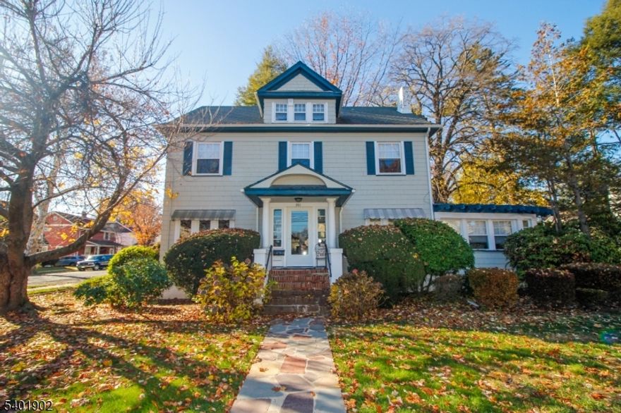Welcome Home!!  Nestled on a double lot, this four story, 6 bedroom colonial offers plenty of space.  The first floor boasts a stunning living room with fireplace, a traditional dining room, eat-in kitchen, two bedrooms, full bath and a den.  Four generously sized bedrooms and full bath await you on the second floor. The walk up attic offers potential for two more bedrooms, a full bath and storage.  The basement features a game room, wet bar, half bath, laundry and a wine cellar!  Don't miss this incredible opportunity to own a piece of history while in enjoying this beautiful home.  Newer windows on first and second floors.